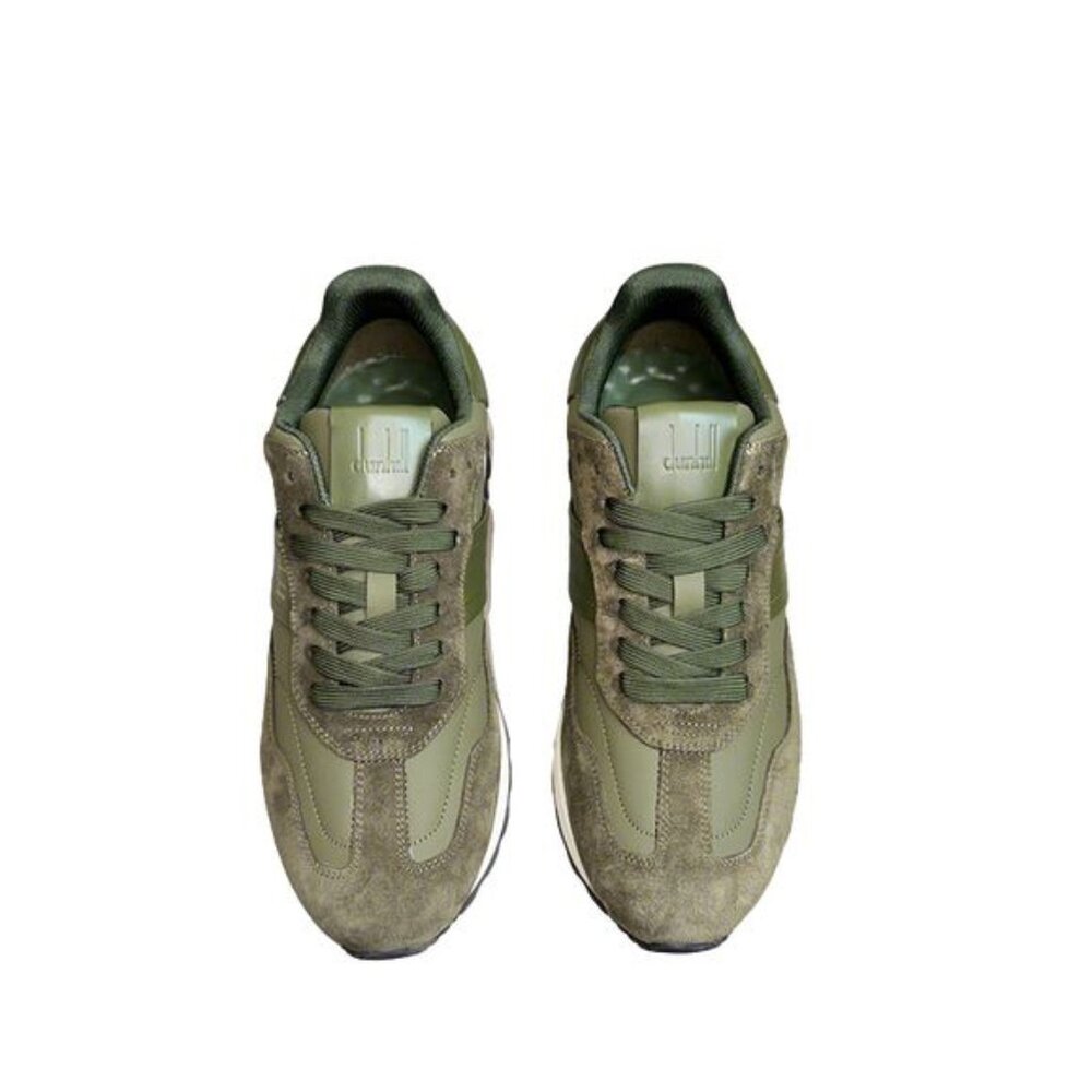 Dunhill Lace-Up Casual Sneakers Green